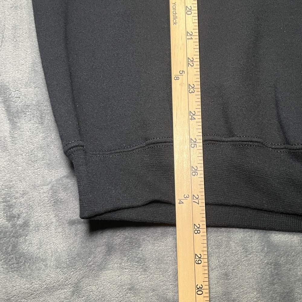Vintage Russell Athletic Blank Crewneck Sweatshirt Adult XL Black Heavyweight - Picture 7 of 10